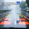 Universal Car Rearview Camera Rain Cover Silicone Weatherproof Protector for Automobile Rearview Camera Prevent Camera Blurring