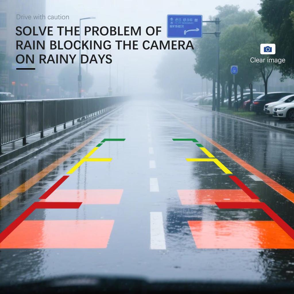 Universal Car Rearview Camera Rain Cover Silicone Weatherproof Protector for Automobile Rearview Camera Prevent Camera Blurring