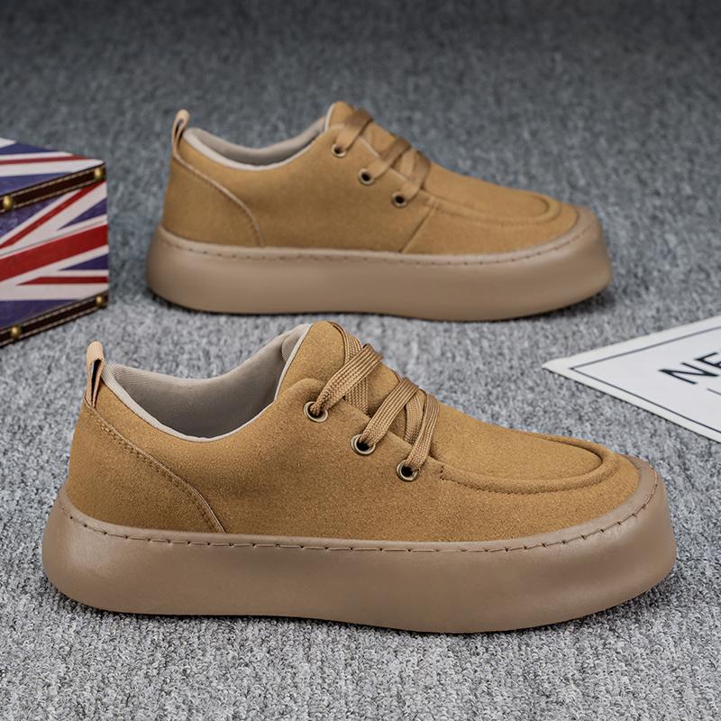 Fashion 2025New Outdoor Casual Leather Flat Sneakers Men Fashion Designer Soft Sole Breathable Office Shoes Classic Lace-Up Oxford Shoes