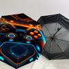 1PC Gamepad Umbrella-8-Rib Reinforced, Automatic Open, Lightweight & Durable, Fashion Accessory for Outdoor, J0326