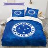Cruzeiro Esporte Clube Pattern Bedding Home Decoration Birthday Gift (1 * duvet cover + 2 * pillowcase, without core)