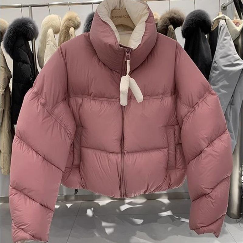 Down Jacket Warm Women's Windproof Short Jacket Winter Fashion Parkas Coat Women Outwear