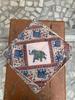 Hand Embroidered Cotton Pillow Cover: Bohemian Decorative Cushion 40