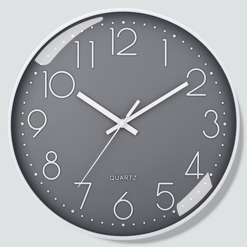 20CM Silent 3D Nordic Style Wall Clock for Living Room