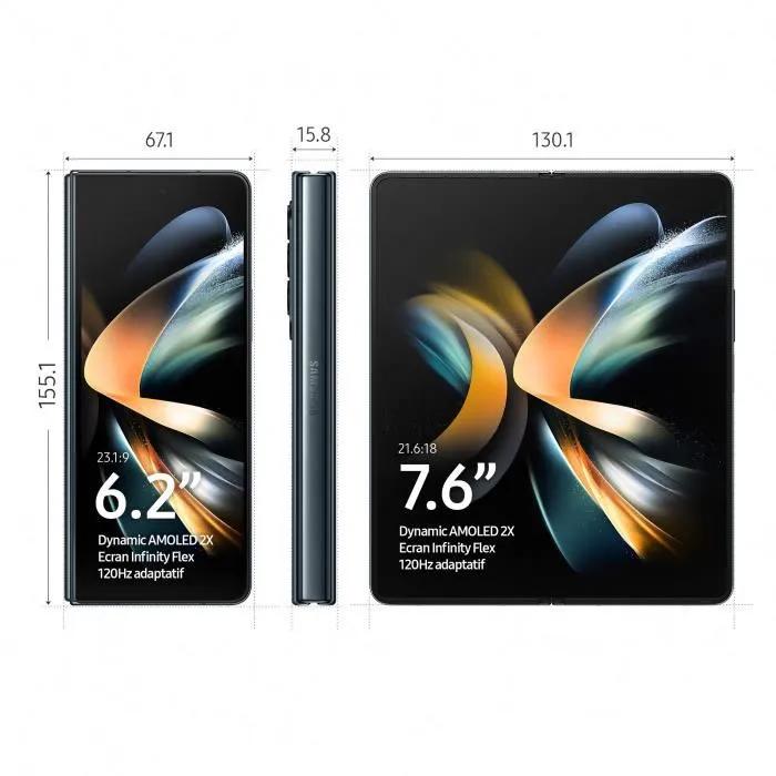 Samsung Galaxy Z Fold4 5G Sbloccato Dual SIM 12GB RAM 256GB/512GB Smartphone Pieghevole