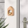 Magnetic Wood Doorbell Chime for Easy Attachment Stylish Loud Ring Decorative Bell for Home and Business Use