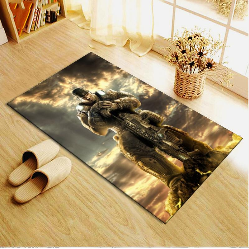 Gears War Carpet Rug For Living Room Bedroom Home Sofa Decorationkids Play Nonslip Floor Mat