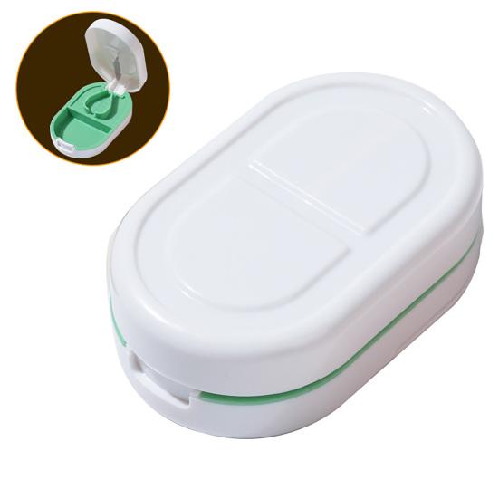 Pill Case Compact Size Storage Box Food Grade PP 1 Pc