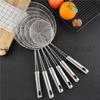 Stainless Steel Wire Skimmer with Beaded Handle - Kitchen Tool and Frying Filter Net