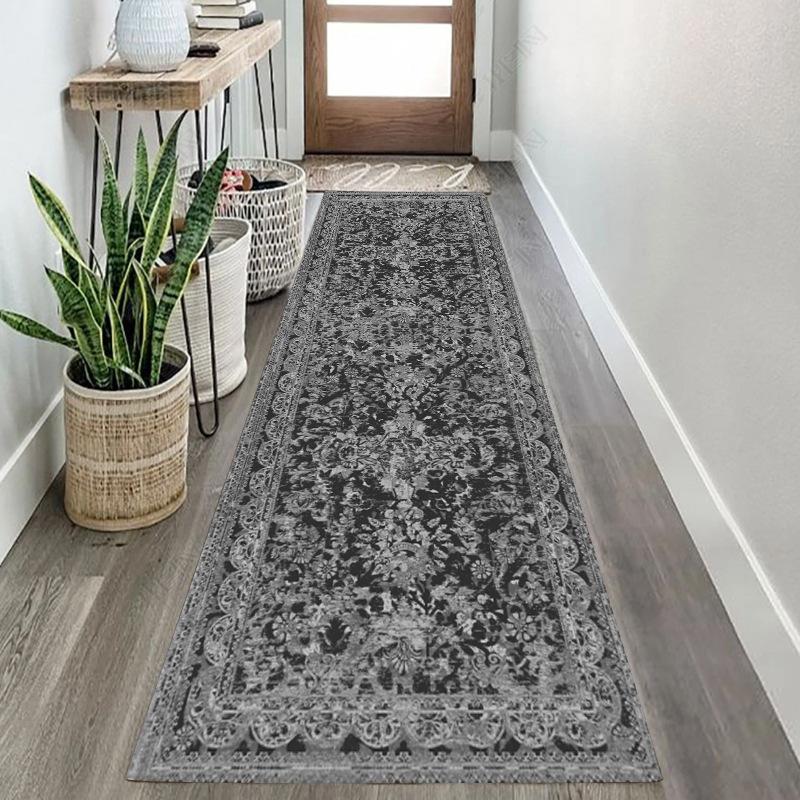 Bohemian Corridor Carpet el Passageway Anti-slip Floor Mat Washable and Durable Kitchen Stair Carpet Home Decoration