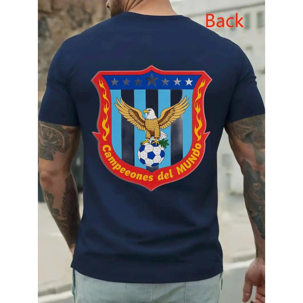 Men'S FIFA Gray T-Shirt | Made from 100% Comfortable Fabric, Ideal for Casual Wear, Features World Champions Emblem