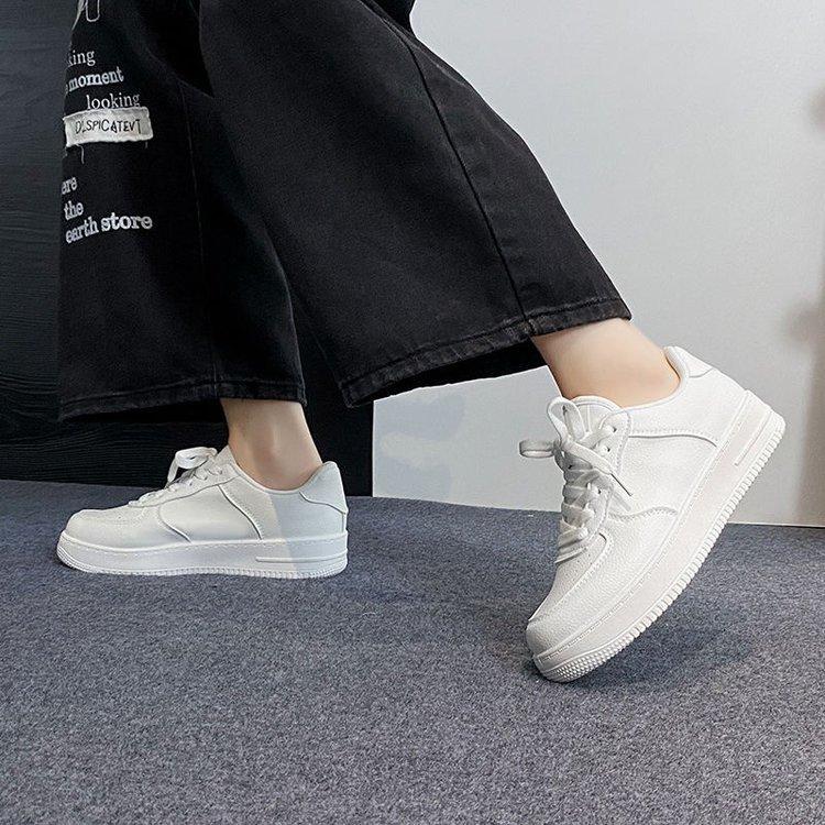 22 wiosna, lato, jesień i zima nowe buty na desce buty studenckie niskie okrągły nosek pasek