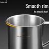 Golden Key 304 Stainless Steel Mug with Lid and Handle