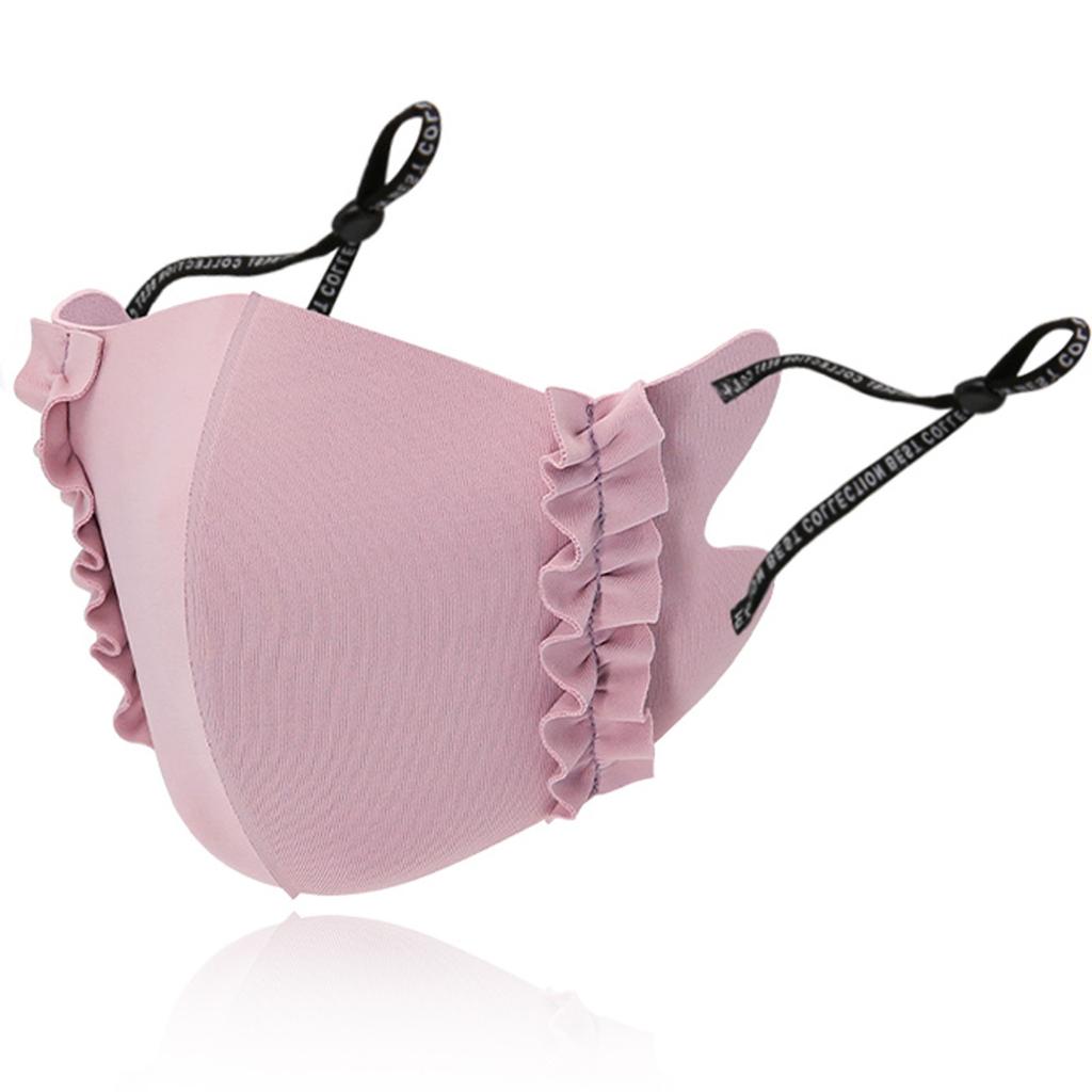 Summer Health Cycling Anti-Dust Lce Silk Mouth Face Mask Respirator Men Women