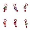 Ugly and Cute Cute Bell Keychain Northeast Girl Little Metal Keyring  Backpack Charm