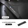 BIG1 For Volkswagen VW 2pcs Car Seat Belt Shoulder Protector Litchi Grain Fatigue Relief Pad Polo Jetta Sagitar Magotan Passat B5 B6