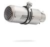51mm Small Titanium-Iron Cannon Exhaust Pipe for SC Motorcycle Modification - Universal for Kawasaki, Chunfeng, Yamaha