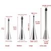 4PCS Pointed Tip Cream Puff Piping Nozzle Long Nozzle Tip Eclair Piping Tip  Cake Cream Puff Filling