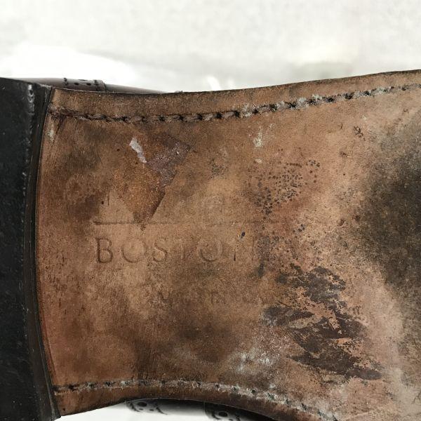 90s? USA Made/BOSTONIAN/Goodyear Welt Leather Full Brogue Wingtip Shoes/10.5D/28.0-28.5/Brown/(USED)