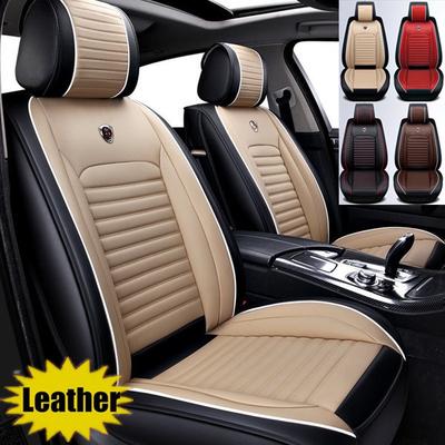 Universal  PU Leather Car Seat Waterproof Luxury Mat Covers  Car Seat Protector Cover Breathable Cushion For Four Season