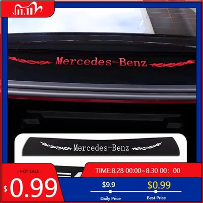 GLC GLB Mercedes Benz Car Stickers High Mounted Brake Projection Board Top Tail Light Emblem For AMG W204 W205 W203 W211 W212 W