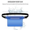 Waterproof PVC Material Dry Bag Pouch For Underwater Mobile Phone Case Outdoor Dry Bag Adjustable Waist Strap Shoulder Bags