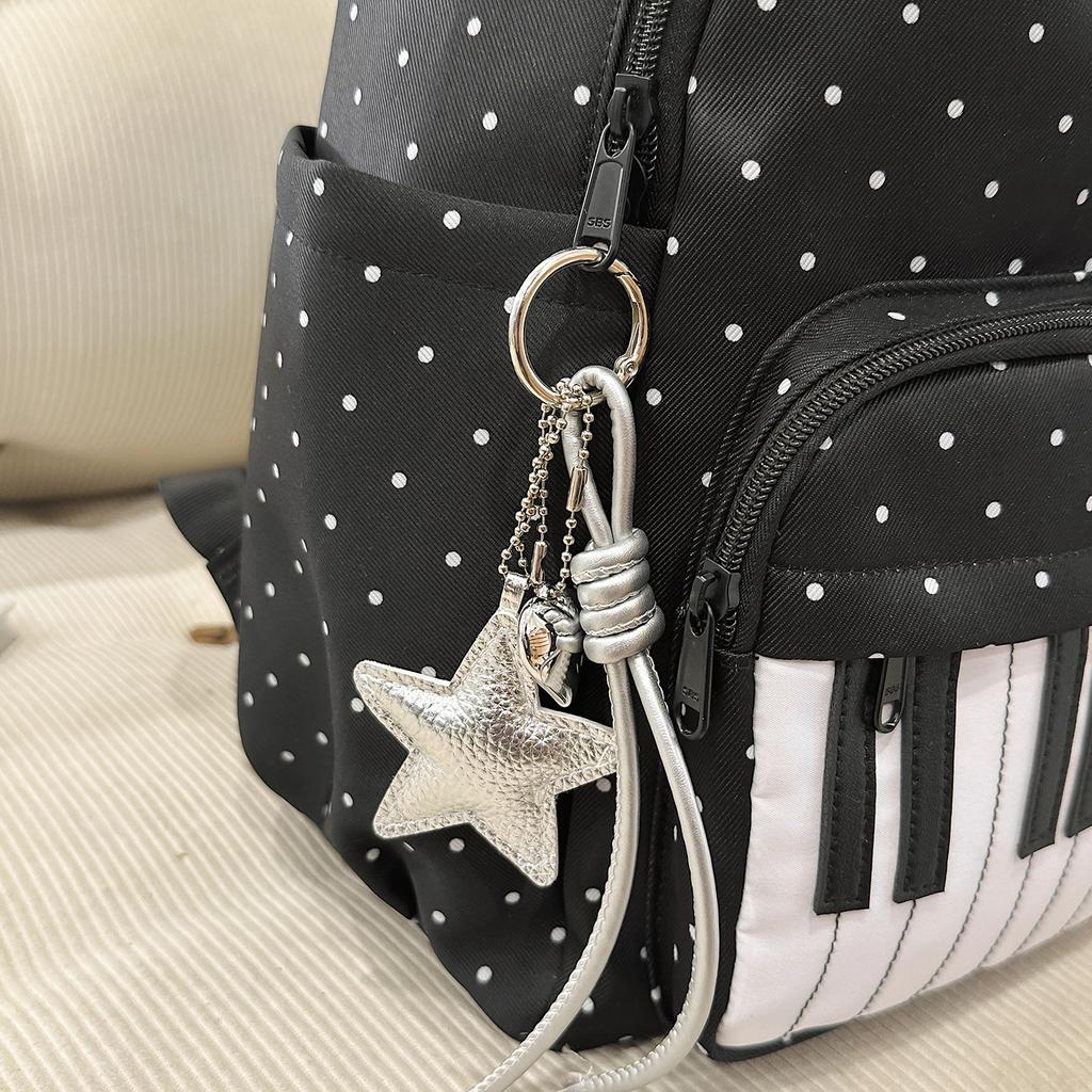 Sac à dos niche original touches de piano pois sac à dos étudiant fille sac à dos scolaire grande capacité polyvalent style universitaire sac à dos de voyage simple