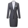 Ensemble Costume Professionnel Gris pour Femme KASEYE