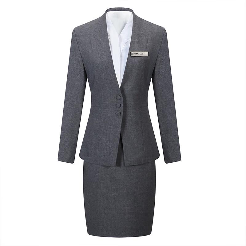 

Новый женский деловой профессиональный костюм в китайском стиле M