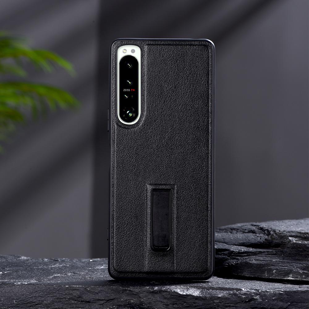 Phone Cases Sony,PU Leather Cover with Metal Magnetic Kickstand Xperia 10 Vii прохладный черный
