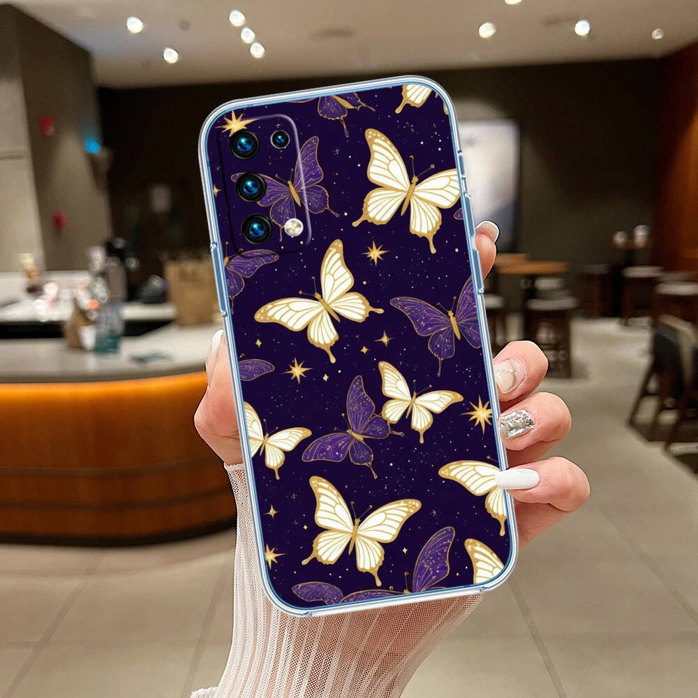 Colorful Butterfly Phone Case for Motorola Edge 20 30 S30 40 50 Fusion Lite Plus Pro Neo Ultra One Hyper Power Action Zoom Macro Vision