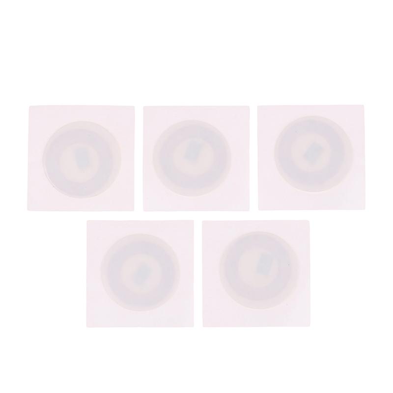 5 stk 25Mm 125Khz Rfid-etiketter Tk4100 Skrivbare klistremerker Nærhetskort Overskrivbar selvklebende etikett for Rfid-kopimaskin-ID-kort