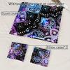 3pcs Purple Bohemian Circle 3D Printed Bedding Set Cozy Soft Duvet Cover King Queen Twin Size Birthday Gift Bedroom Decoration
