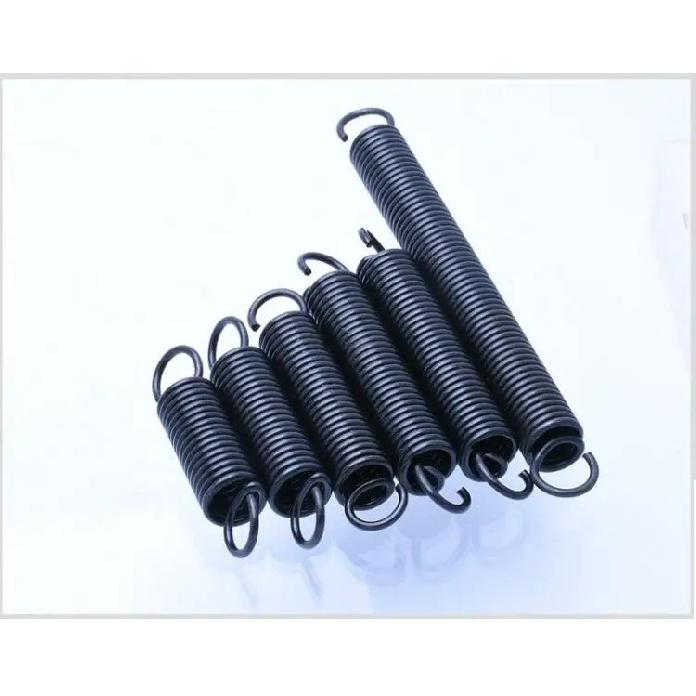 1.8mm-Open Hook Tension Spring Pullback Spring Coil Extension Spring Draught Spring 65Mn Steel
