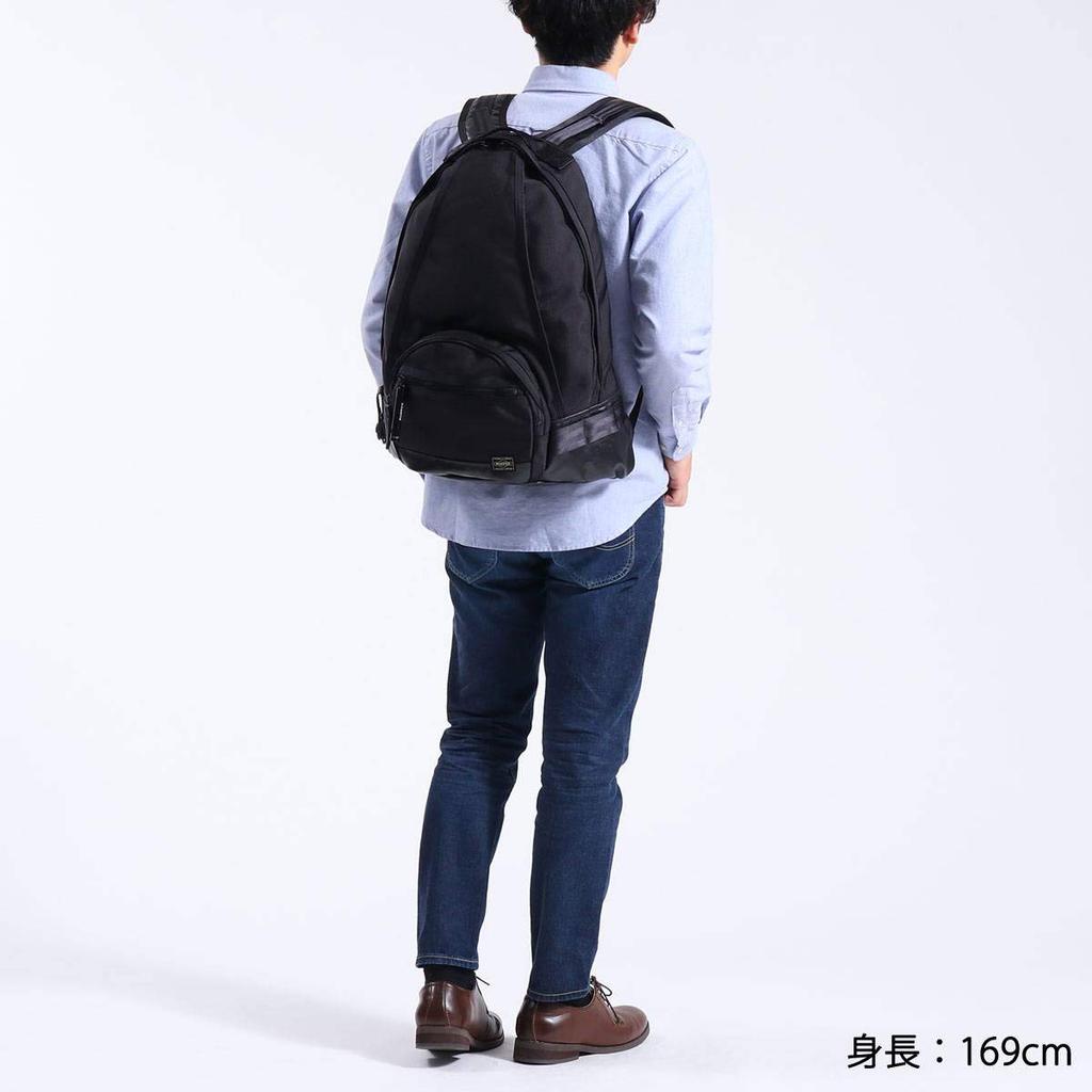 Yoshida Backpack Daypack Black [Porter] & Co. HEAT 703-06302