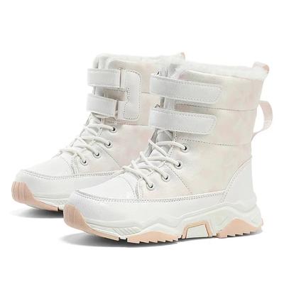 Damen High Top Warme Schneestiefel Verdickte Rutschfeste Kurzer Schaft Baumwollschuhe Plüsch Baumwollstiefel