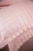 Estiva Quilted Bedspread Set 3pcs, Coverlet 250x260, Pillowcase 50x70, Double Size, Powder