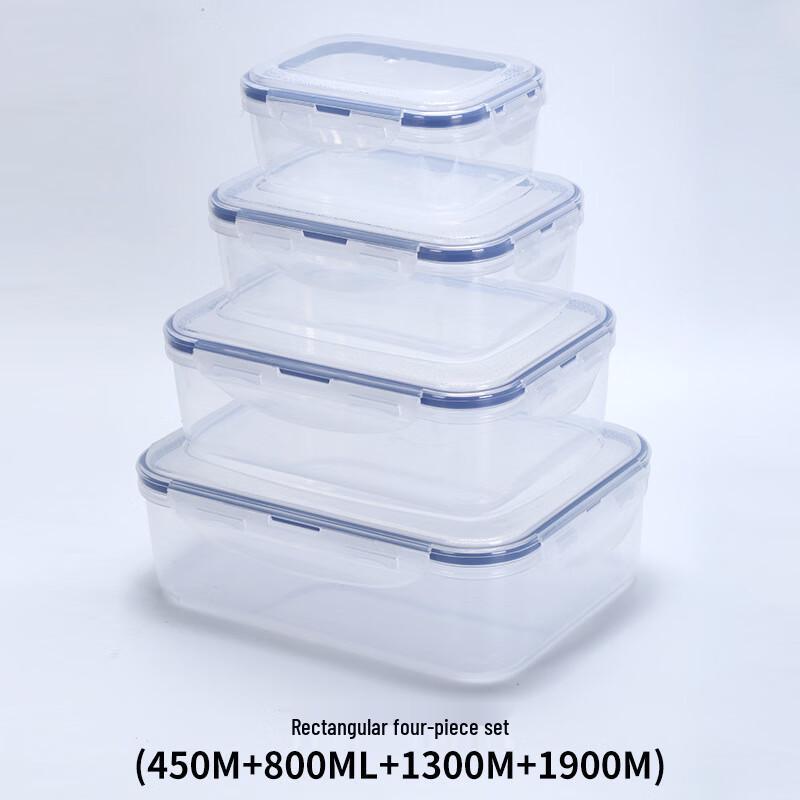 

Ruhan Rectangular Refrigerator Food Storage Container 8-Piece Set