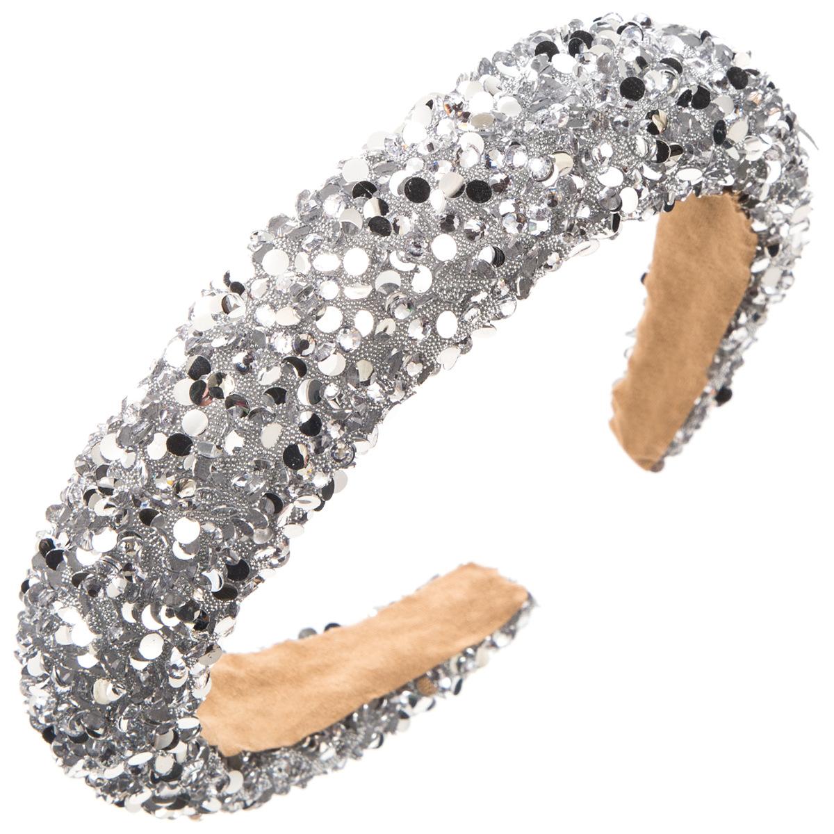 

Корейская Новая Мода Губка Высокий Череп Топ Повязка на Голову Женская Супер Вспышка Подложка Дрель Трендовые Аксессуары для Волос