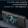 Armor Metal Ring Stand Funda For Tecno Pova 6 Neo Case Shockproof Slide Lens Protector Phone Cover for Pova6 Neo Pova6Neo Coque