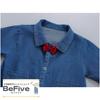 Bow Beard Korean Baby 100cm [EnDast] Rompers, Denim, Overalls, Tie, Illustration, Children's Clothing, Fashionable, Infant, Kids, Clothes, 70cm, 80cm,