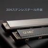 QIMEI Blues Harmonica Set 24 Holes Stainless Steel C Key High Airtightness Gold Case Beginner To Advanced