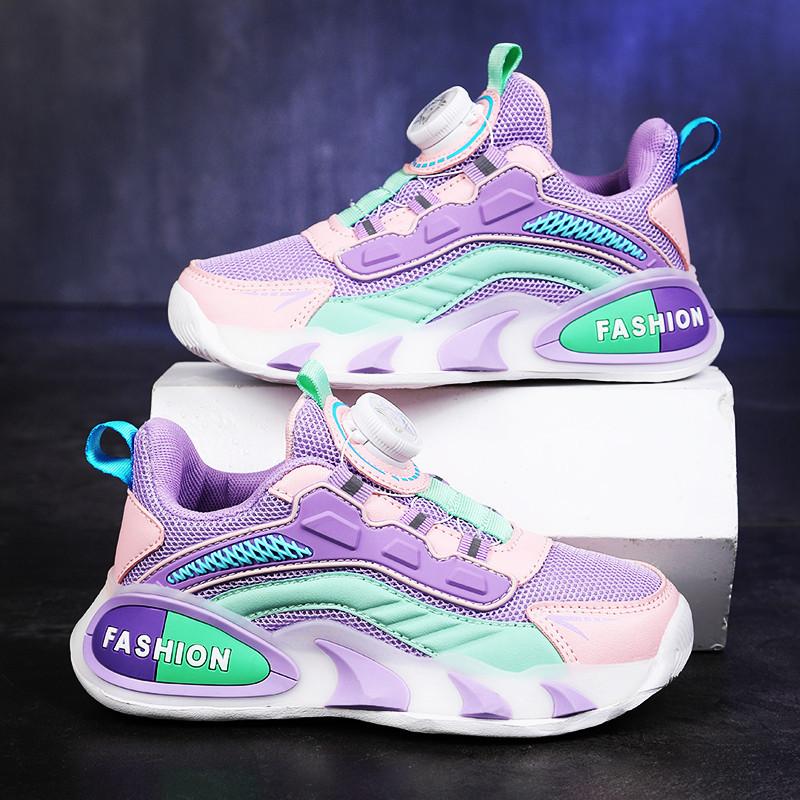 

Classmates Sneakers Running Shoes Button Shoes Boys and Girls Middle-aged and Older Children Spring, Summer and Autumn Cute Casual Walking Light 40 yards/shoe inner length about 25.9cm