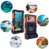 Waterproof Case for iPhone IPX8 Standard Waterproof Level Suitable for Underwater Photography and Photos Up To 15m Depth Includes Smartphone Pouch - -
