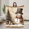 Weihnachts Schneemann Decke Qualität Superweich Überwurfdecke Herbst Kinderzimmer Ästhetische Tagesdecke