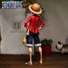 Hand-run Model Anime Laughing Luffy One Piece Can Change Face Super Big Luffy Smile Group Children Toy Collection