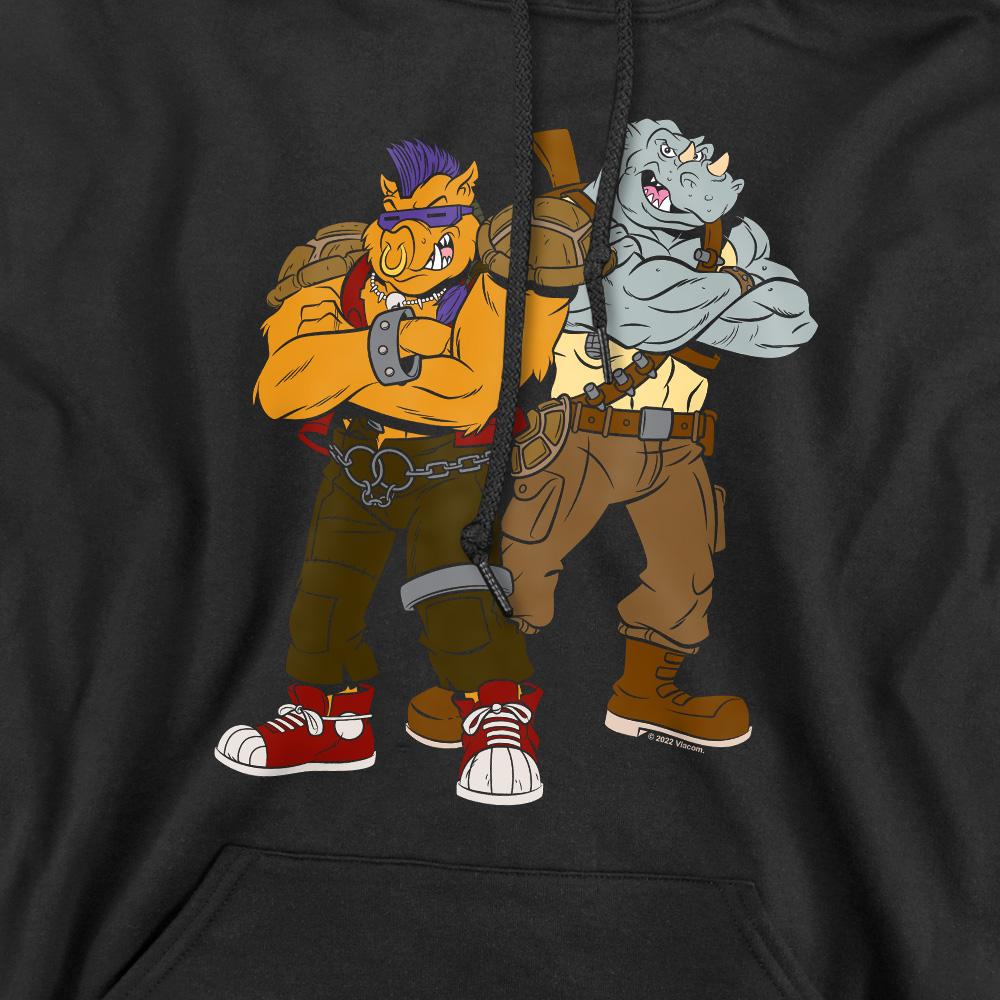 Teenage Mutant Ninja Turtles Mens Bebop & Rocksteady Hoodie