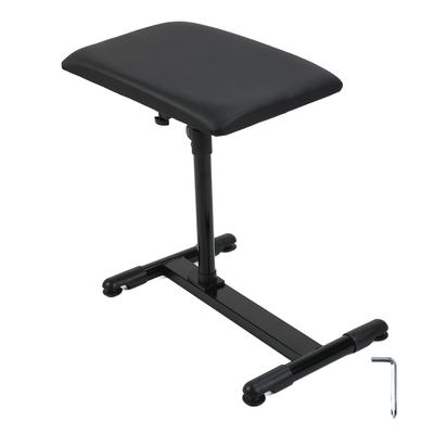 Support d'accoudoir de tatouage, base stable, panneau en PU réglable en hauteur, repose-bras et jambes portable, coussin en éponge