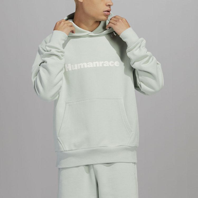 adidas x Pharrell Williams Basics Hoodie Linen Green Unisex Tops HS4815