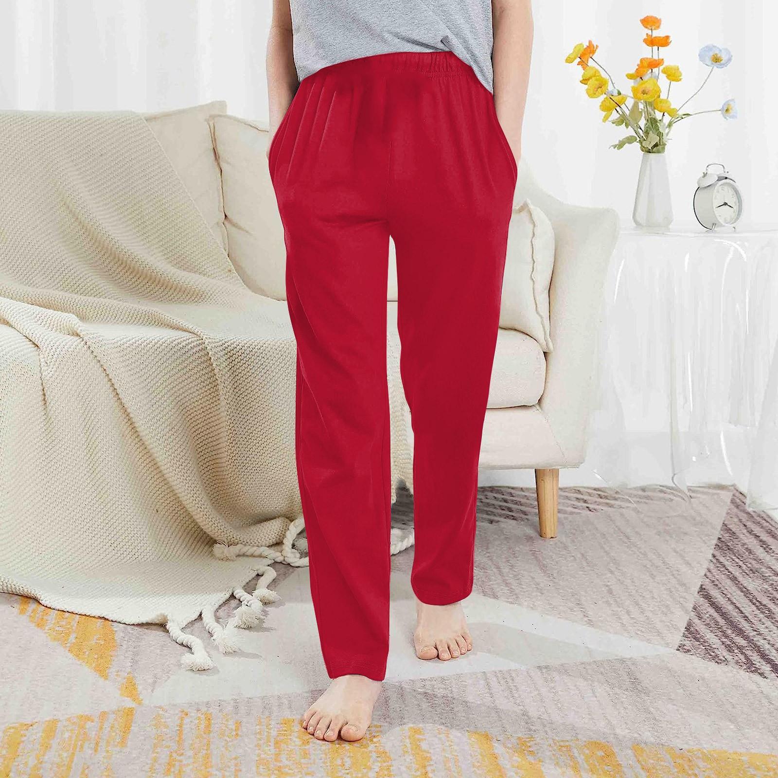 

Детские повседневные спортивные штаны с принтом и карманами 120 красный